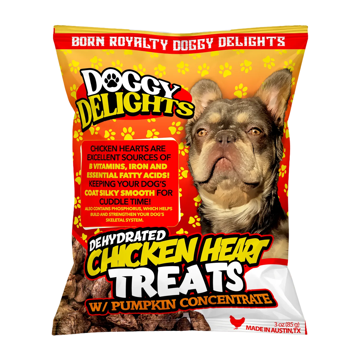Dehydrated Chicken Heart Treats